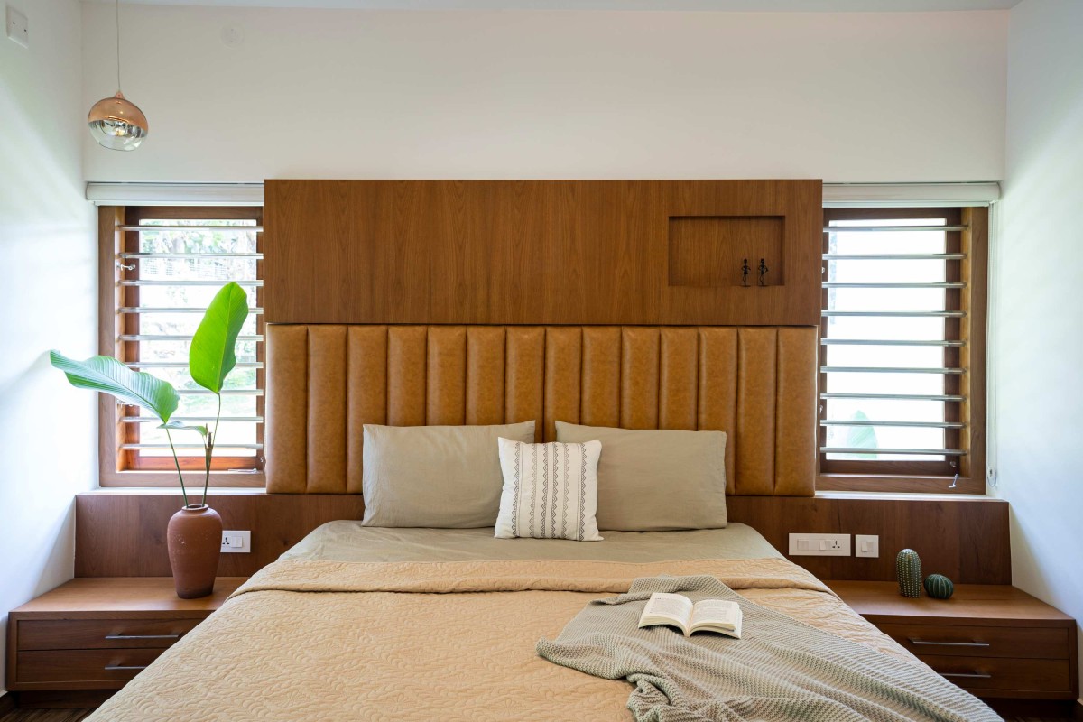 Master Bedroom of Kurumpil Gardens by Nature’s Craft Architectural Studio