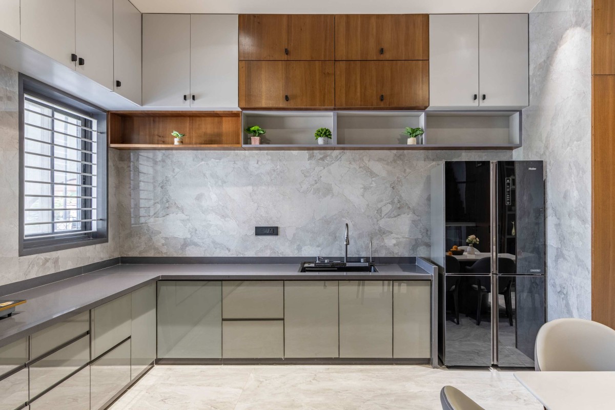 Kitchen of Kripa Kunj by Studio Synergy