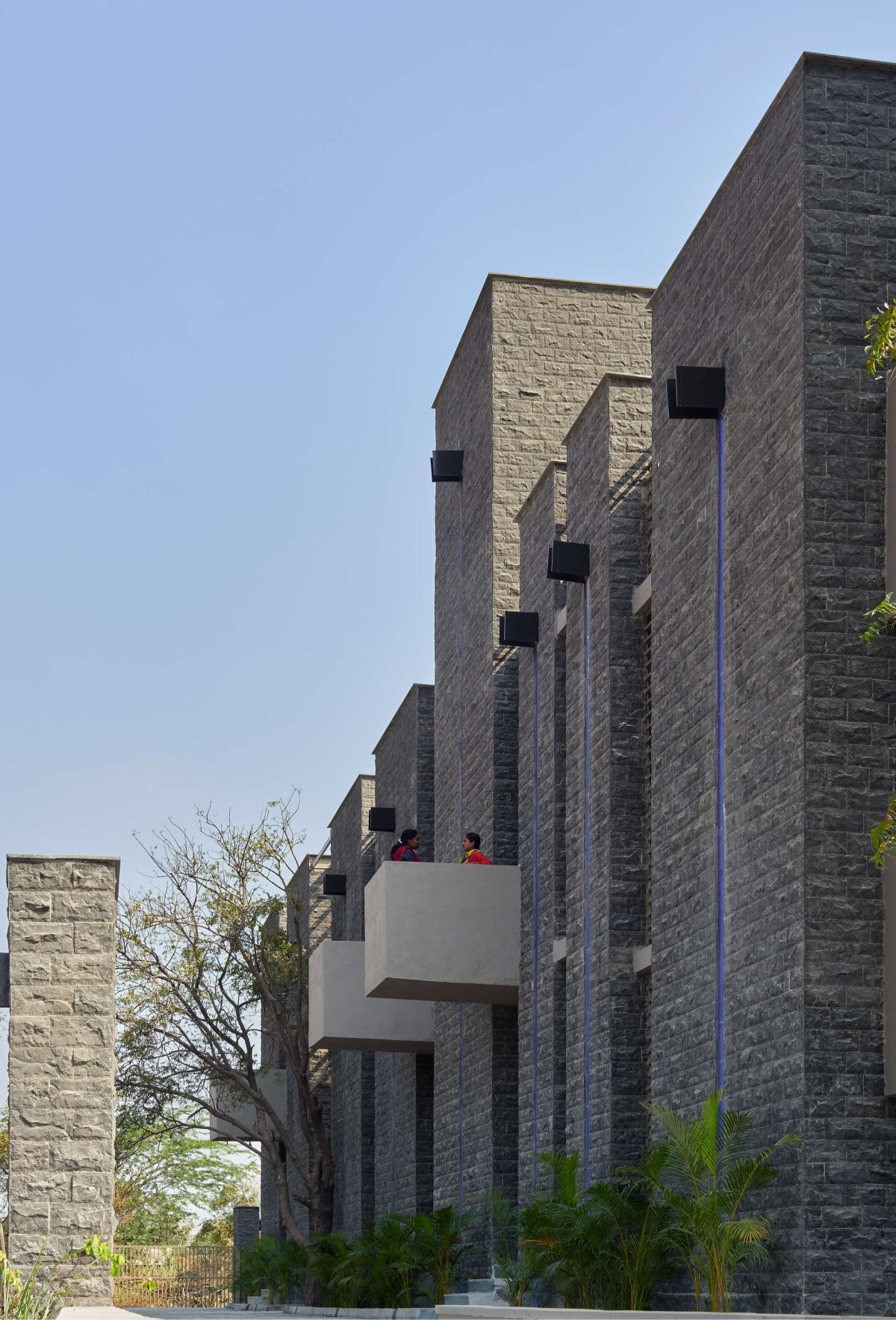 Exterior view of Women Empowerment Shelter by studioPPBA