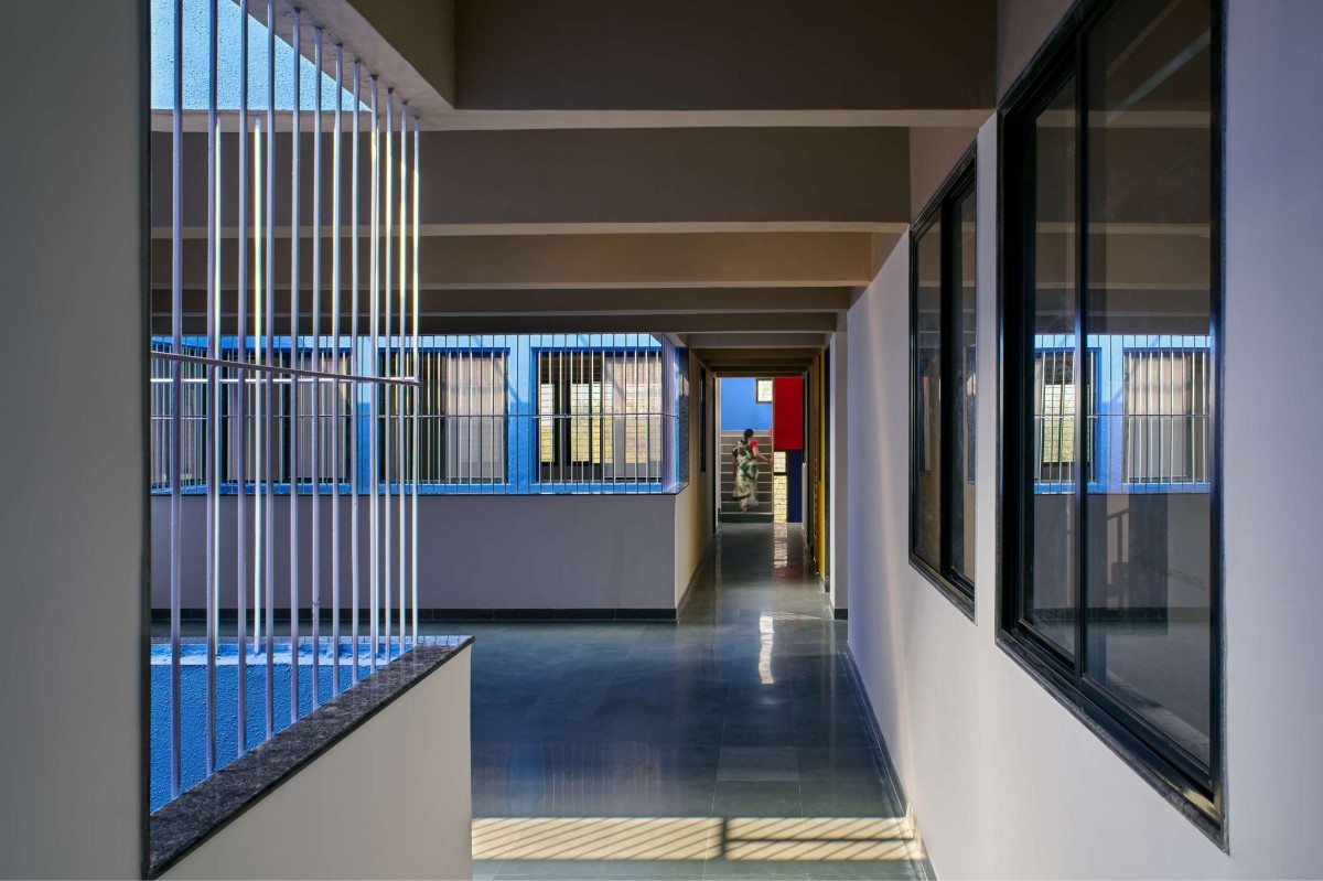 Interior view of Women Empowerment Shelter by studioPPBA