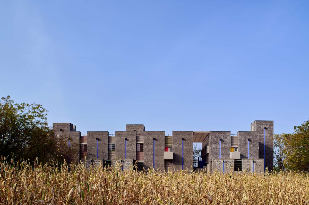 Exterior view of Women Empowerment Shelter by studioPPBA