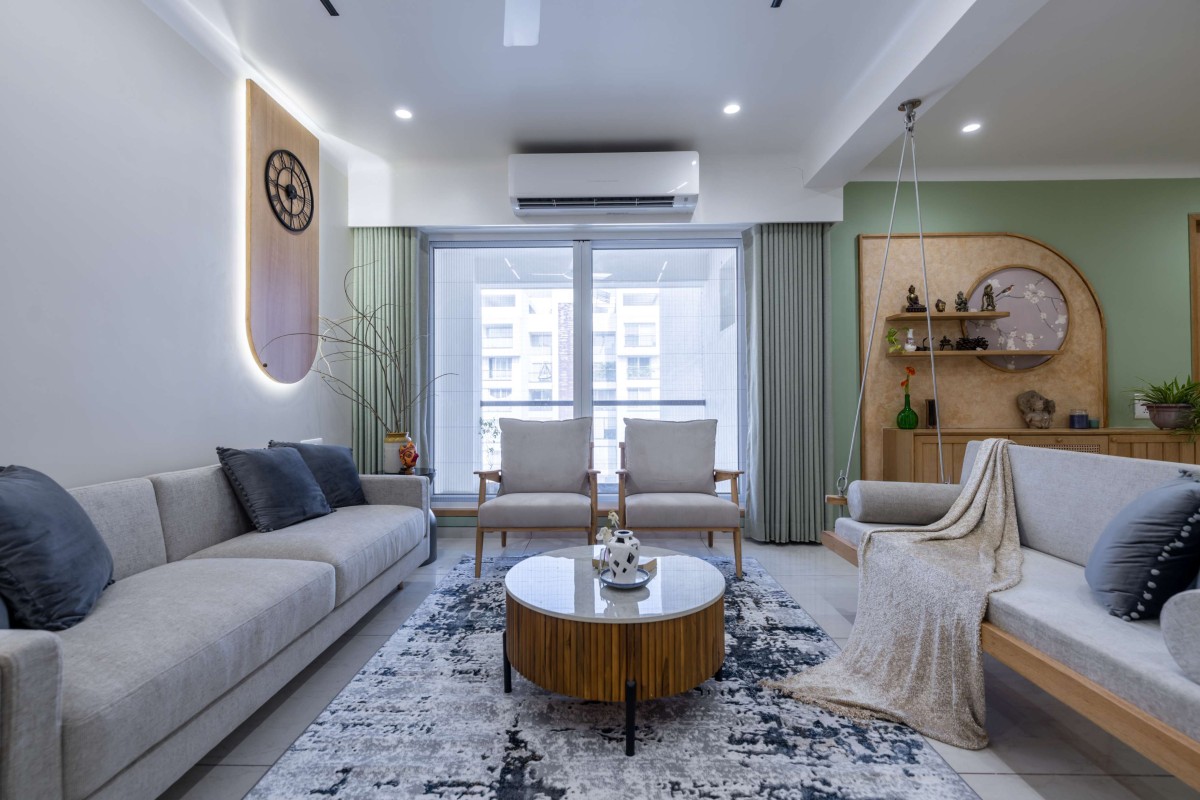 Living room of The Museologist's Abode by IKS Architects