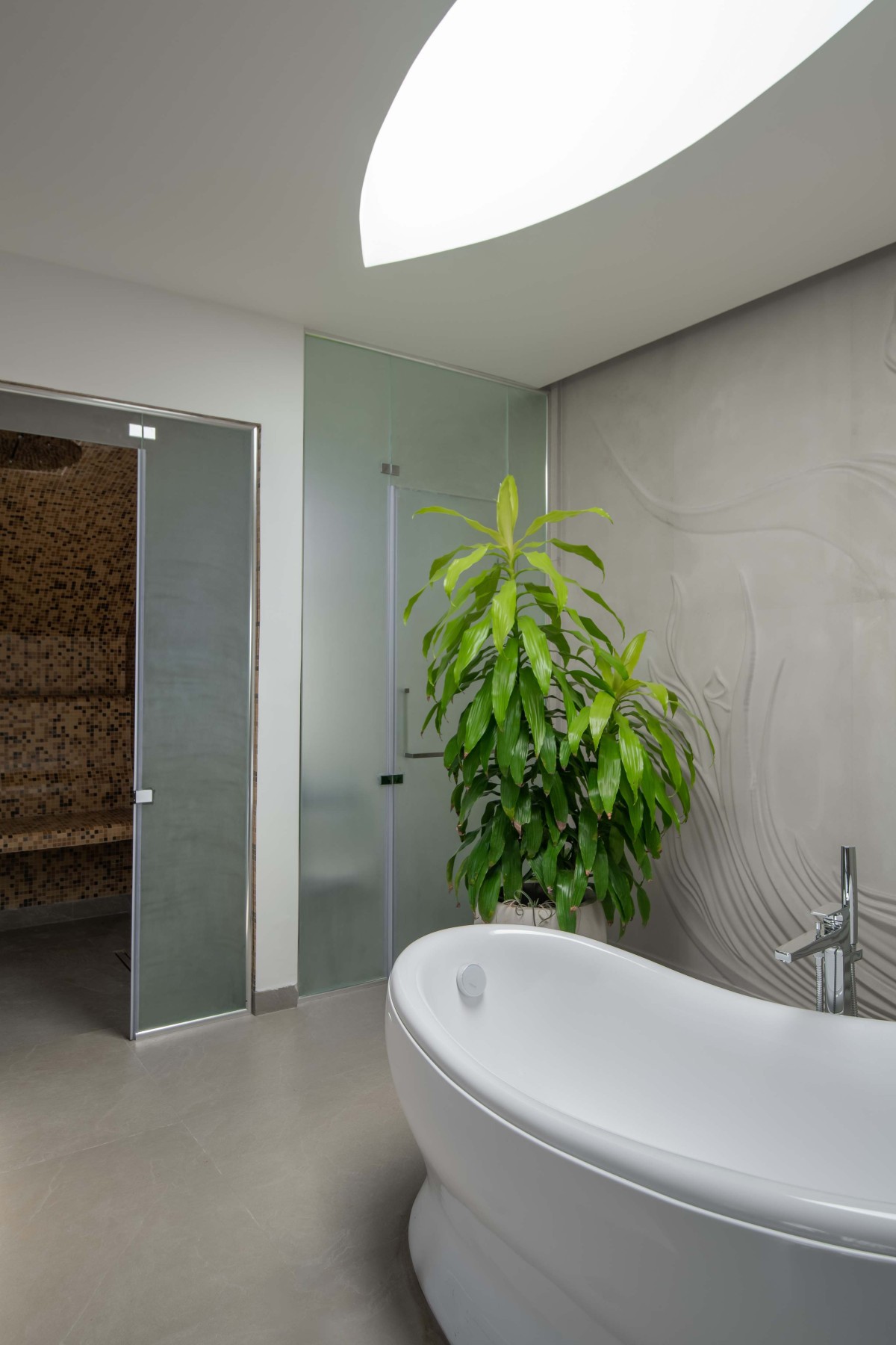 Steam Room of Sakkare Villa by Shilpa Sambargi Architects