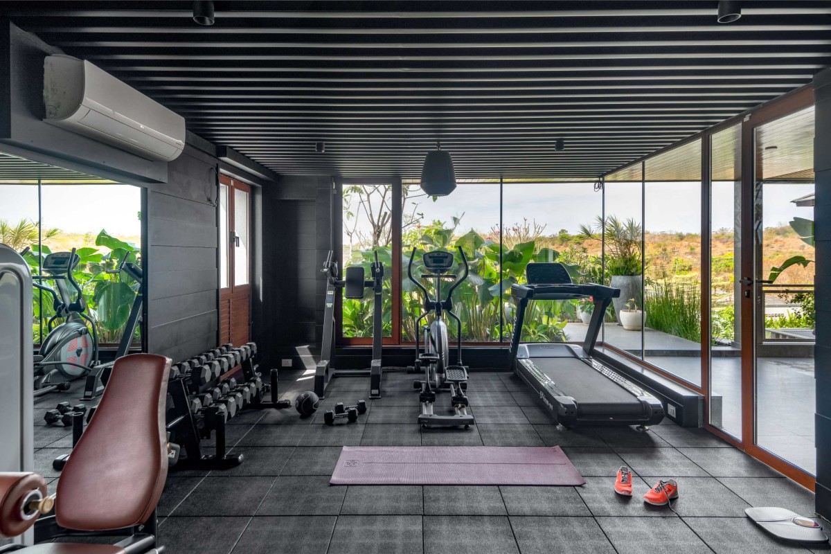 Gym of Sakkare Villa by Shilpa Sambargi Architects