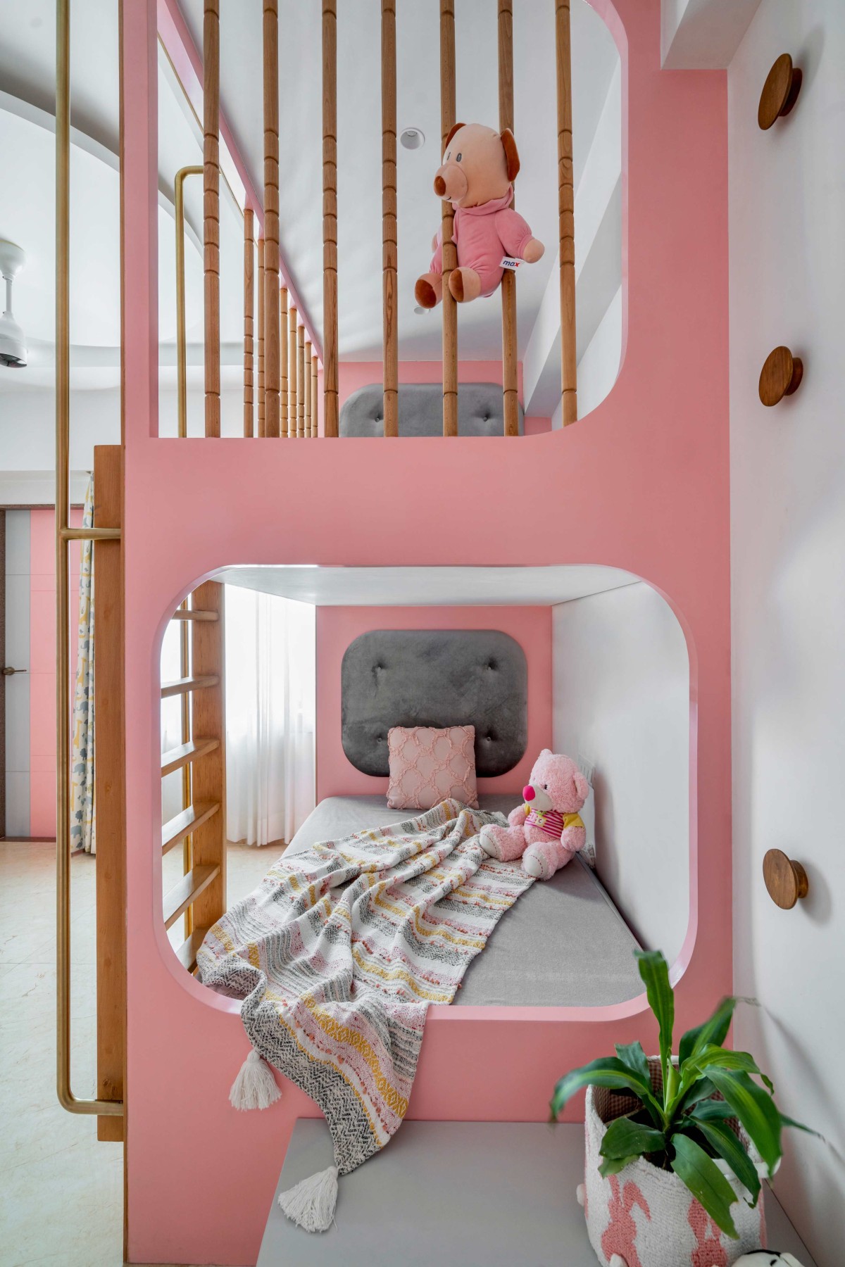 Daughters Bedroom of Apartment 801 by Neev Design Studio