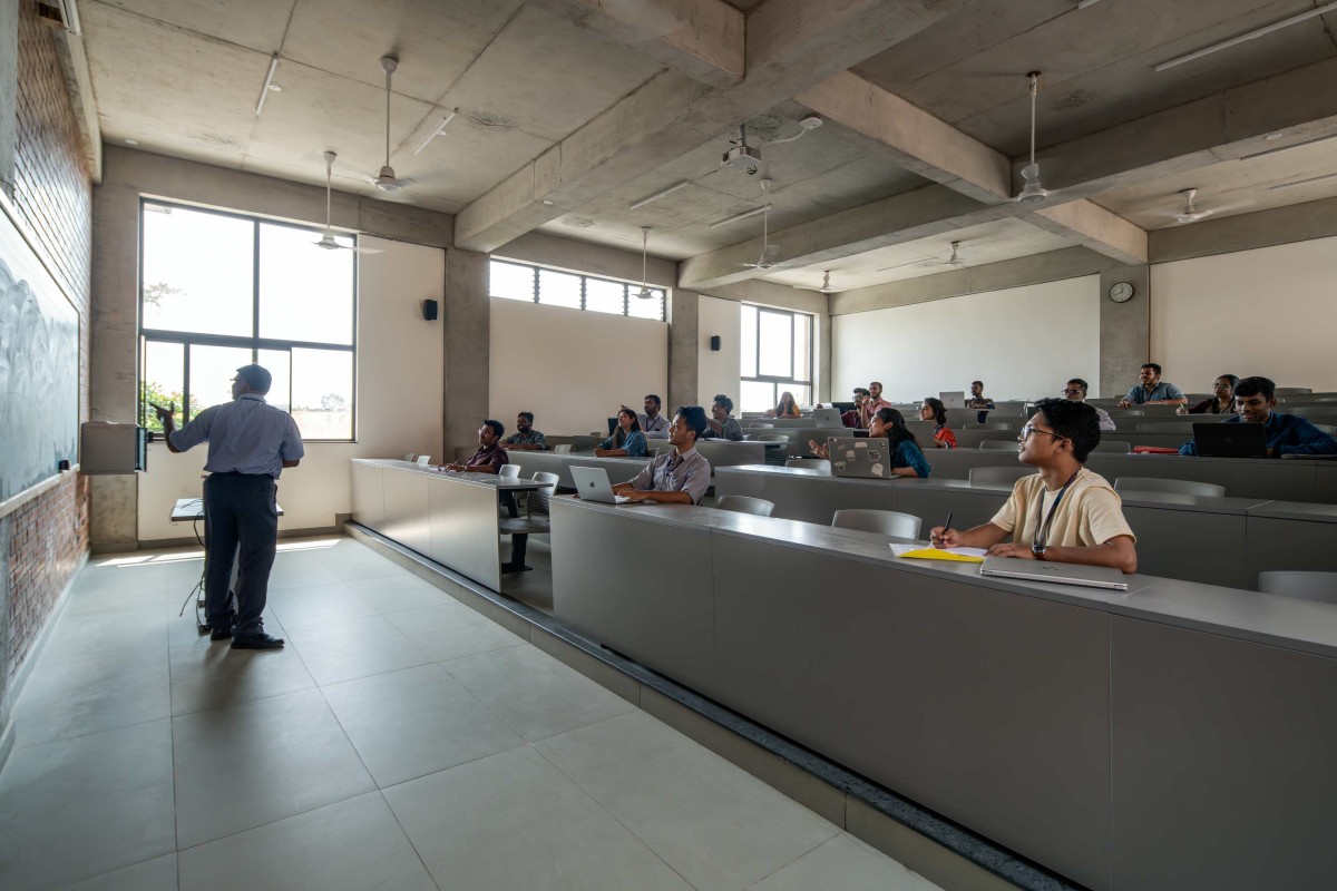 Front of Lecture Hall of NSB by HabitArt Architecture Studio