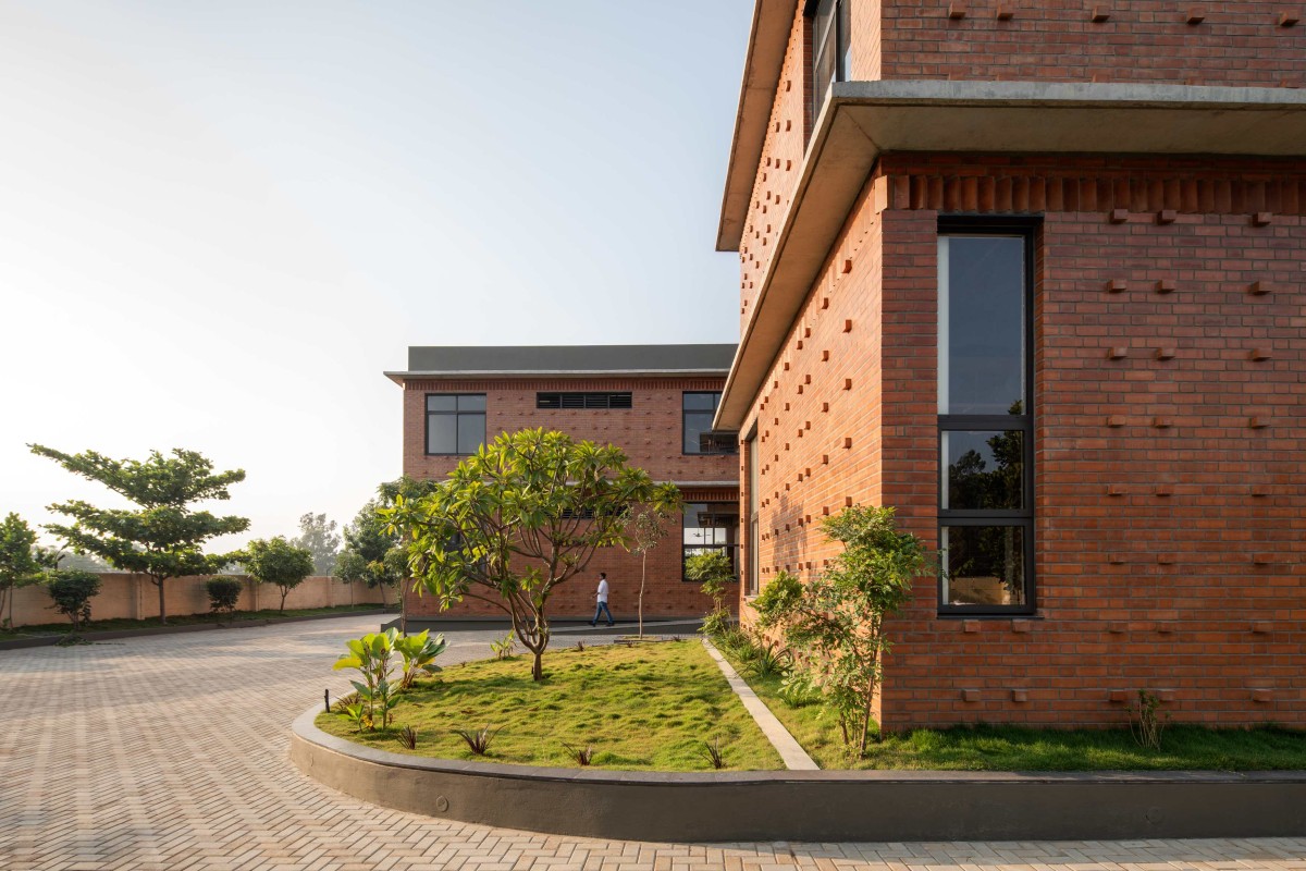 Entryway Landscape of NSB by HabitArt Architecture Studio