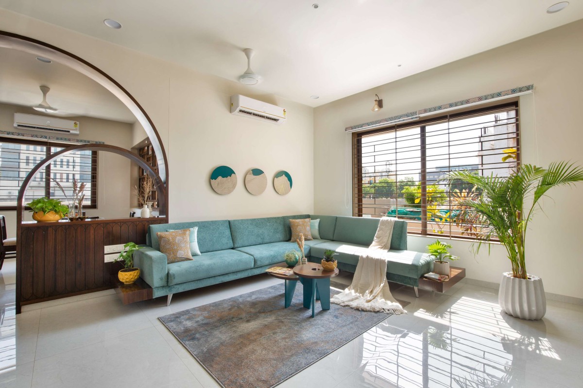 Living room view of Nandalaya Residence by Mandala Design Consortia