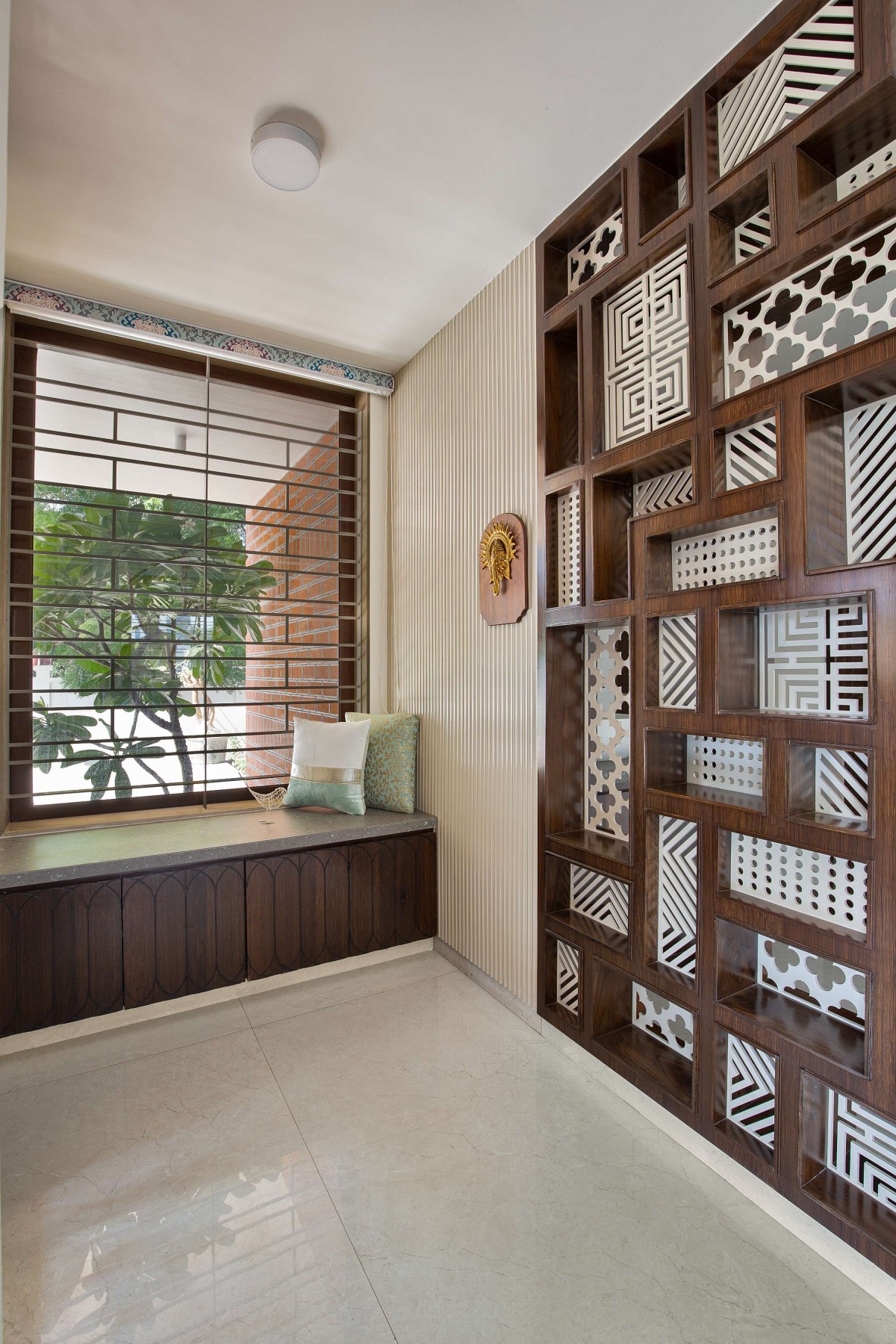 Entrance Foyer of Nandalaya Residence by Mandala Design Consortia