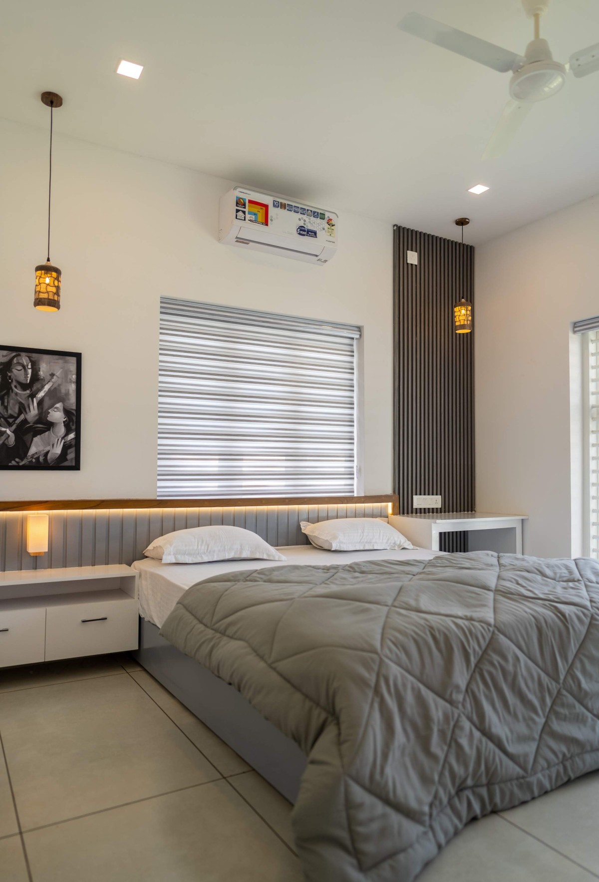 Bedroom of Vrindavan by A Tech Design Studio