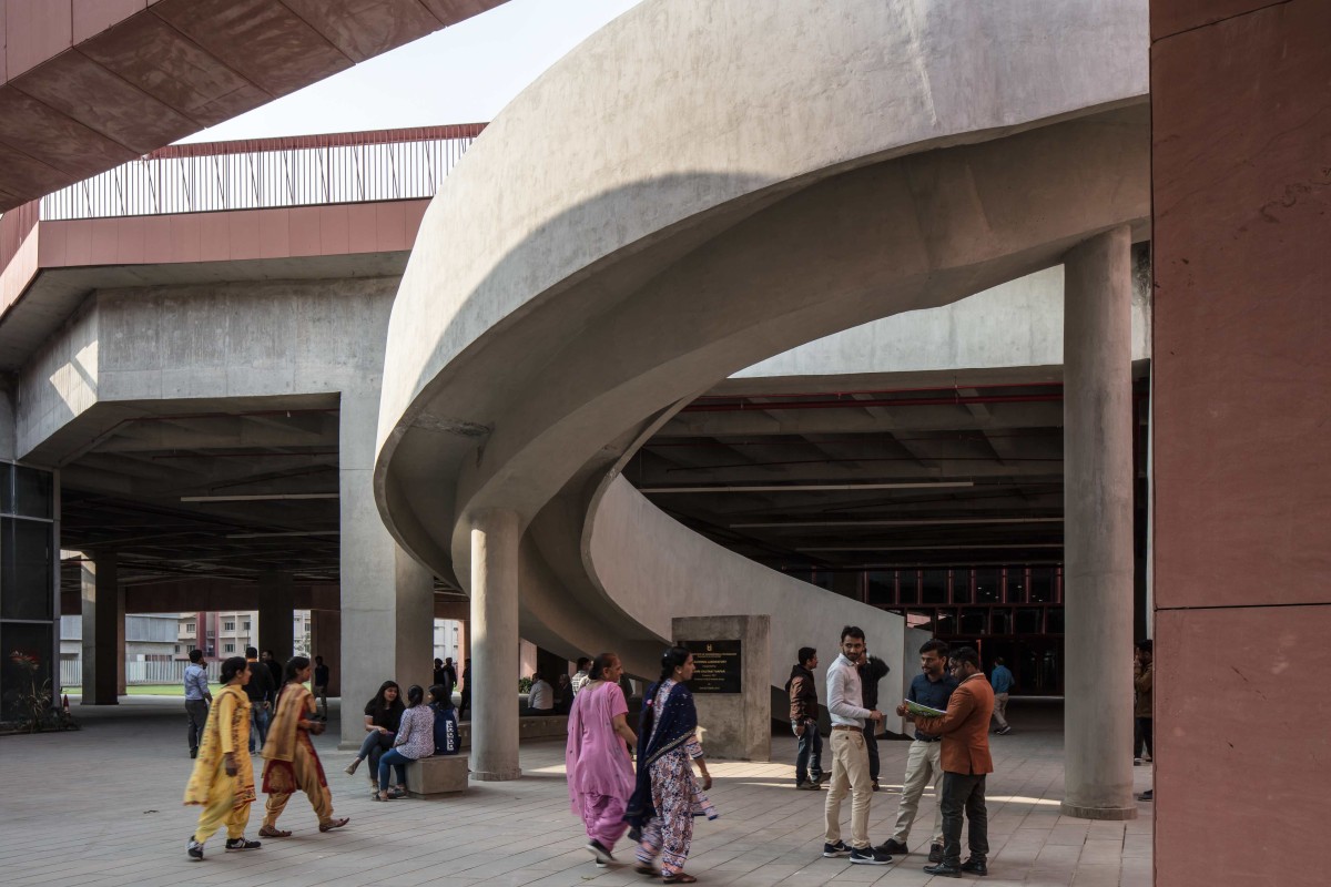 Exterior view of Thapar University by Designplus Architecture and McCullough Mulvin Architects