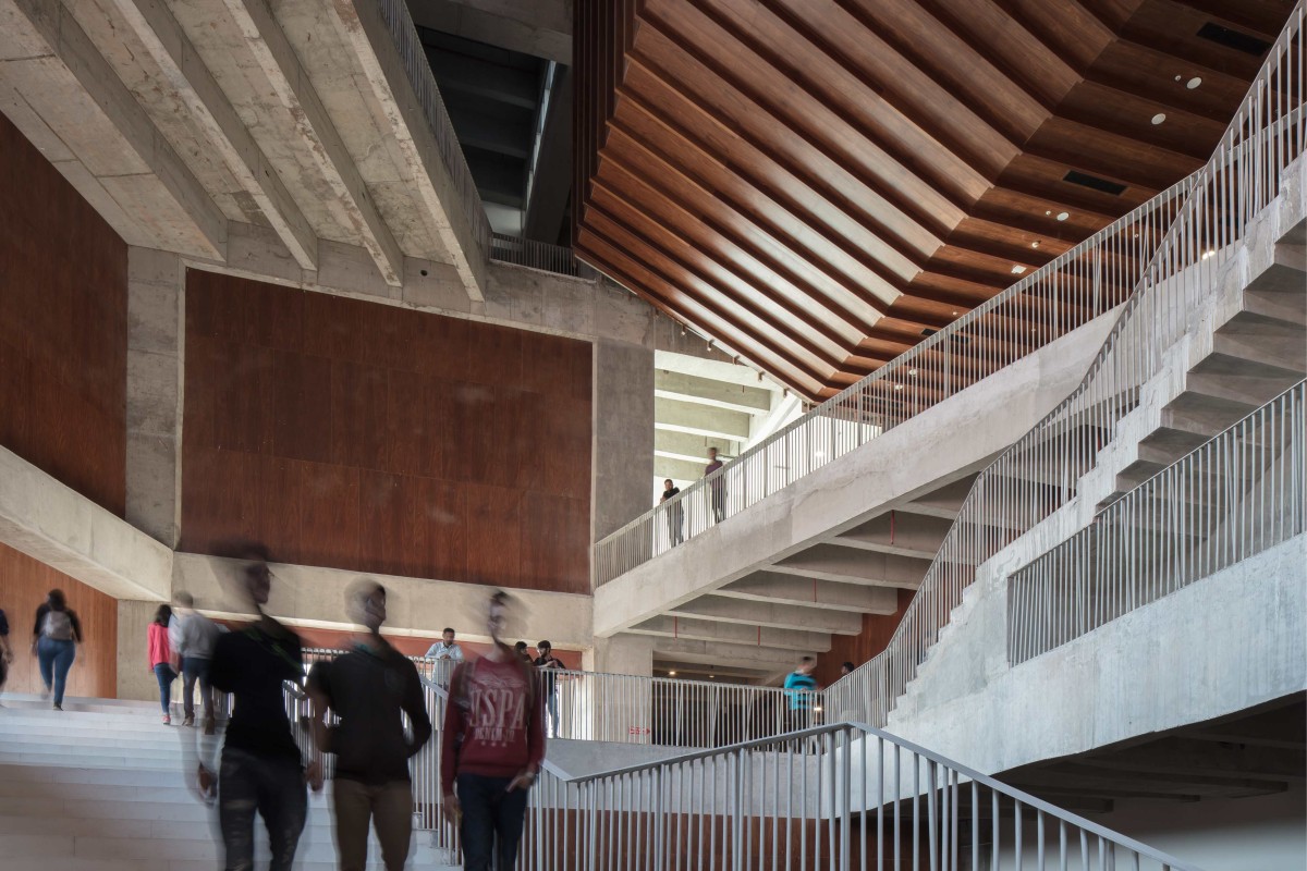 Interior view of Thapar University by Designplus Architecture and McCullough Mulvin Architects