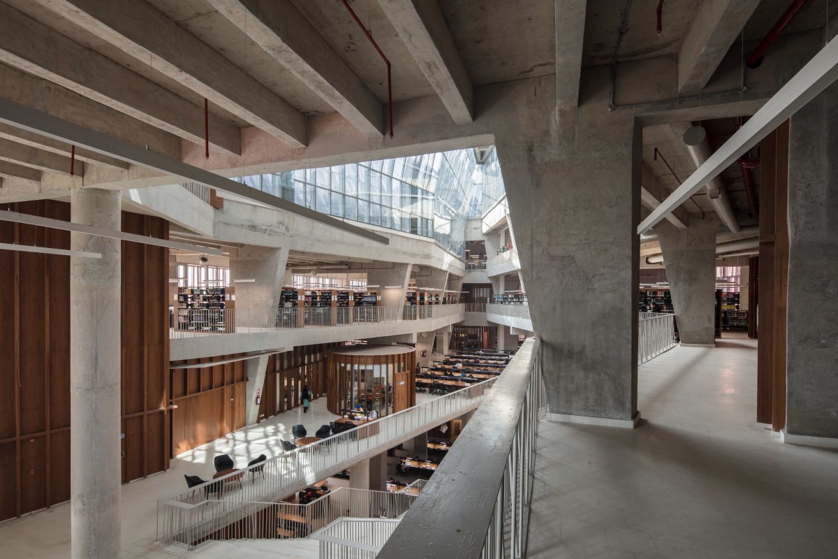 Interior view of Thapar University by Designplus Architecture and McCullough Mulvin Architects