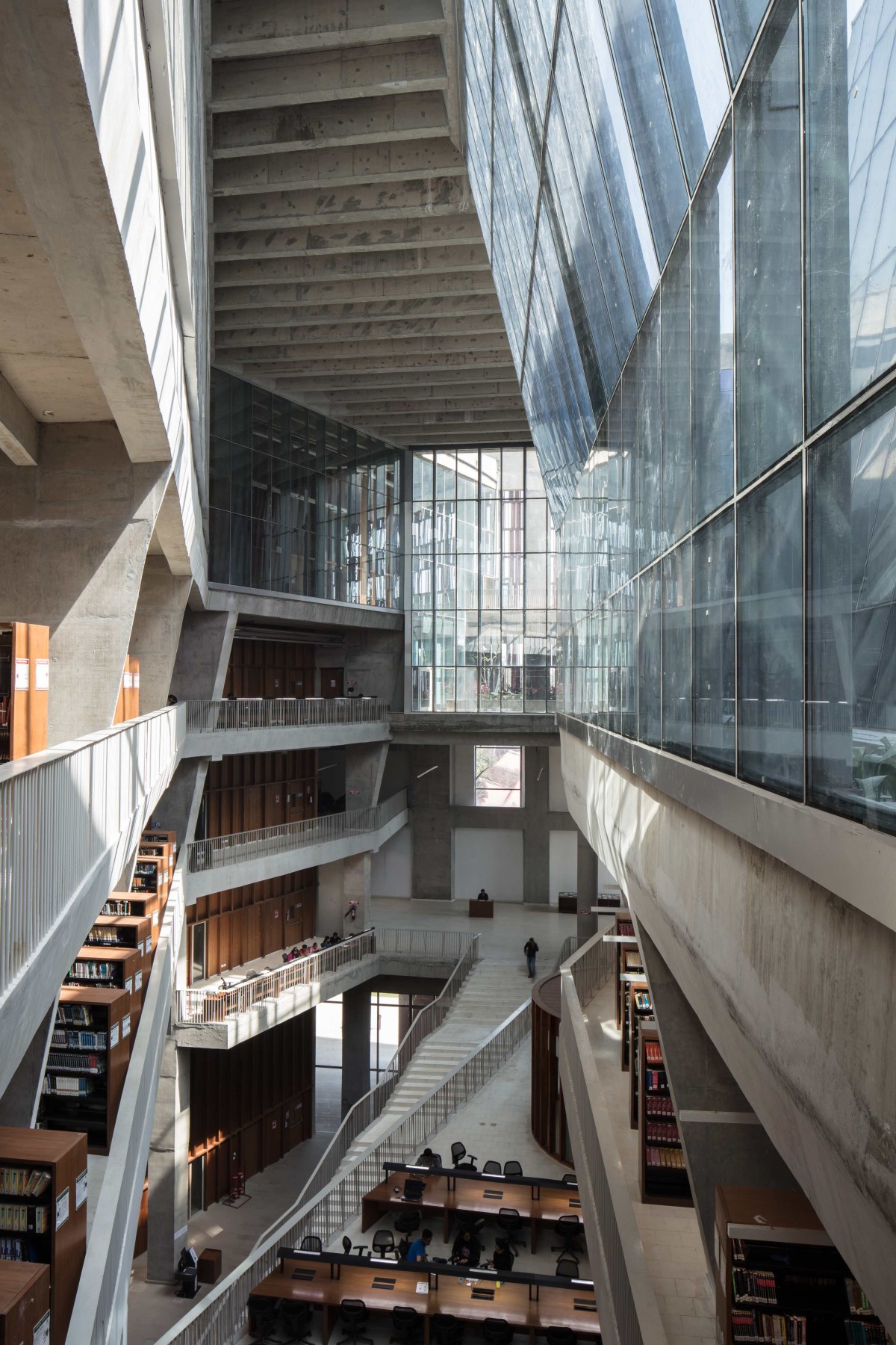 Interior view of Thapar University by Designplus Architecture and McCullough Mulvin Architects