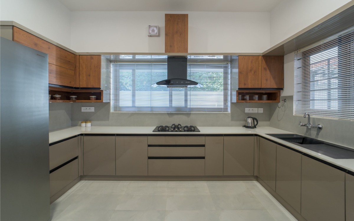 Kitchen of Soji's Residence by Viewpoint Dezigns