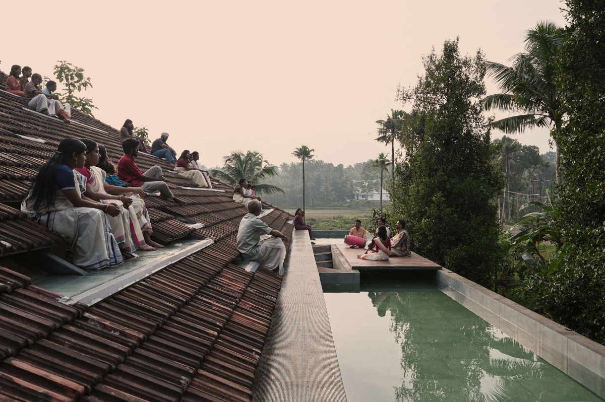 Roof during concert of Nisarga Art Hub by Wallmakers