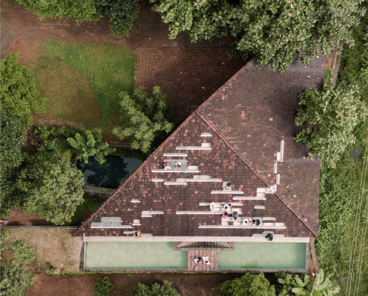 Bird eye view of Nisarga Art Hub by Wallmakers