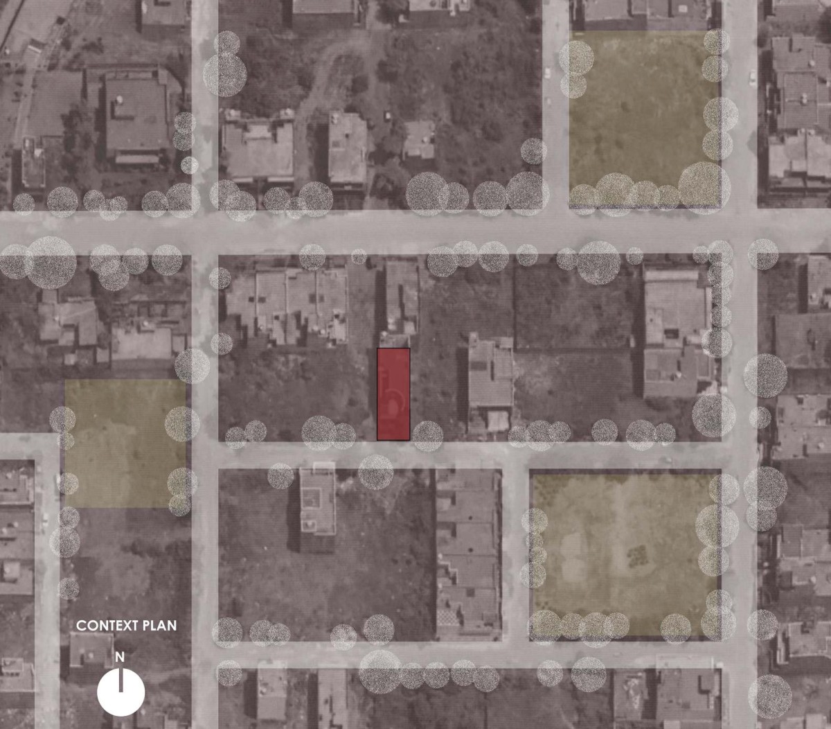 Site plan of Perennial House by Sifti Design Studio