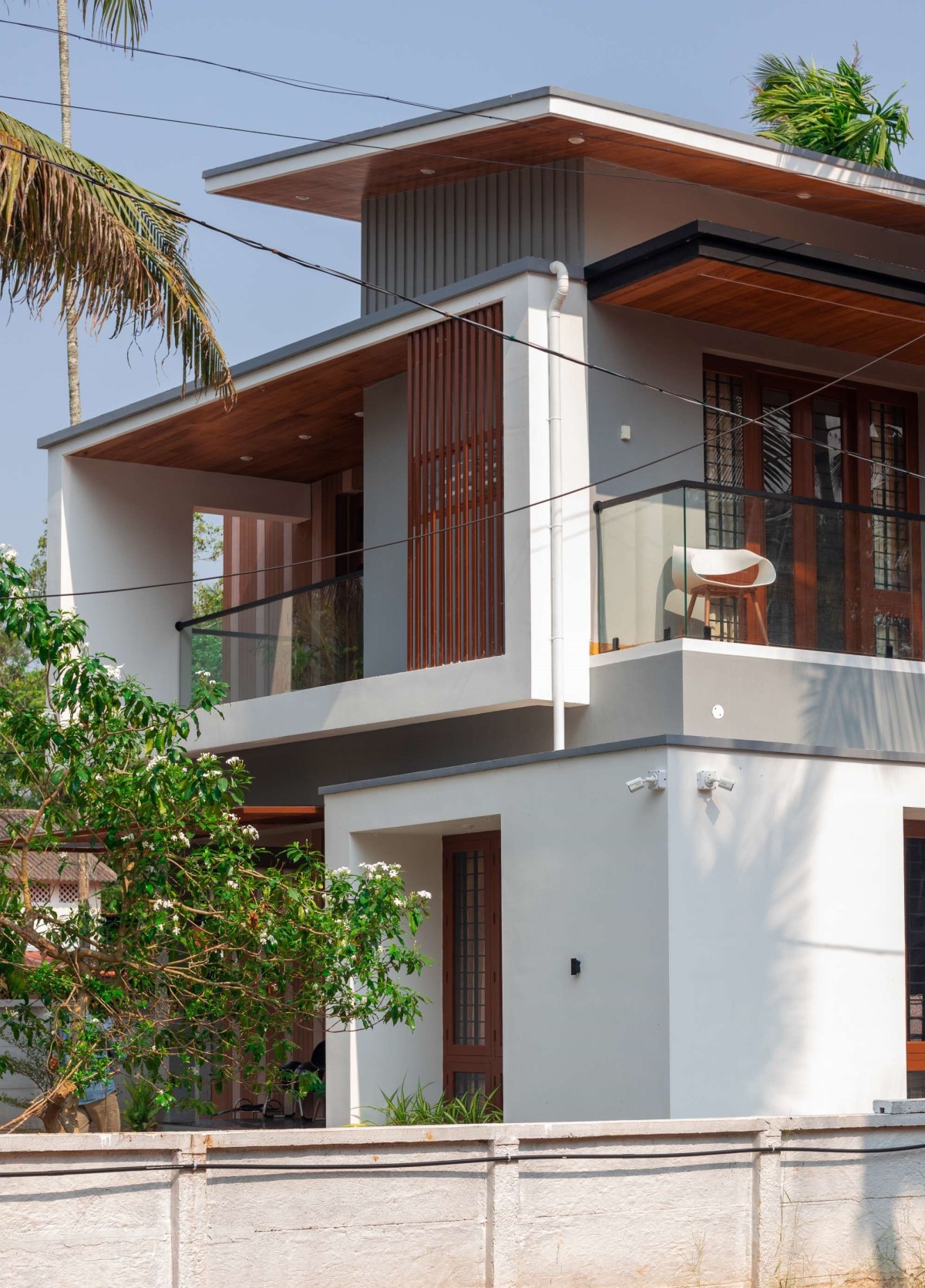 Exterior view of Vrindavanam by Stria Architects