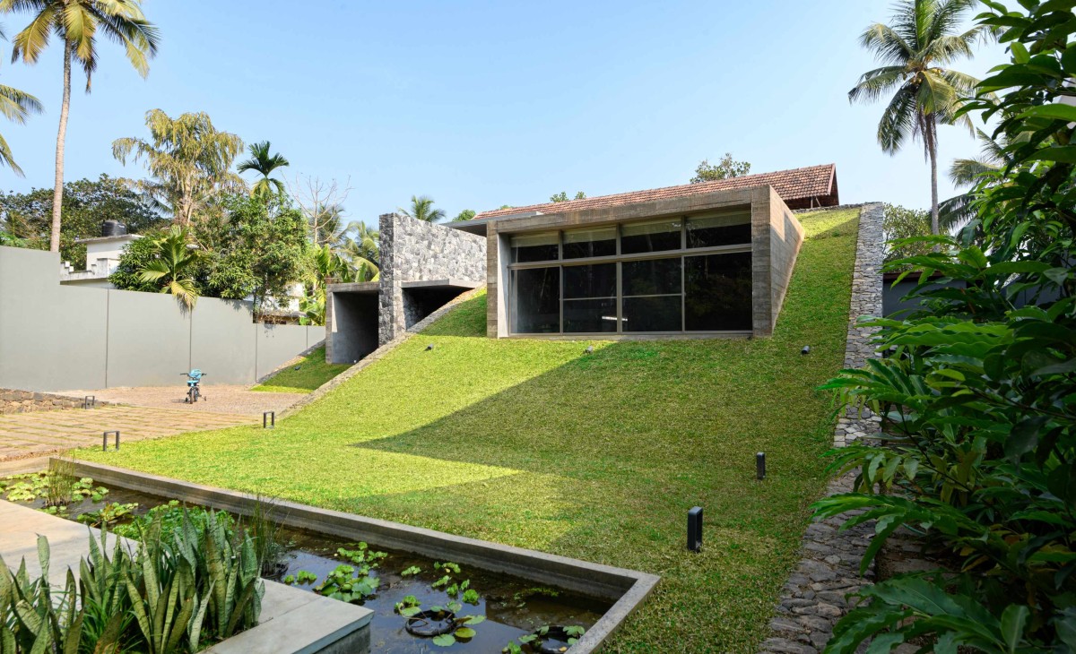 Exterior view of The Hidden House by Aslam Sham Architects