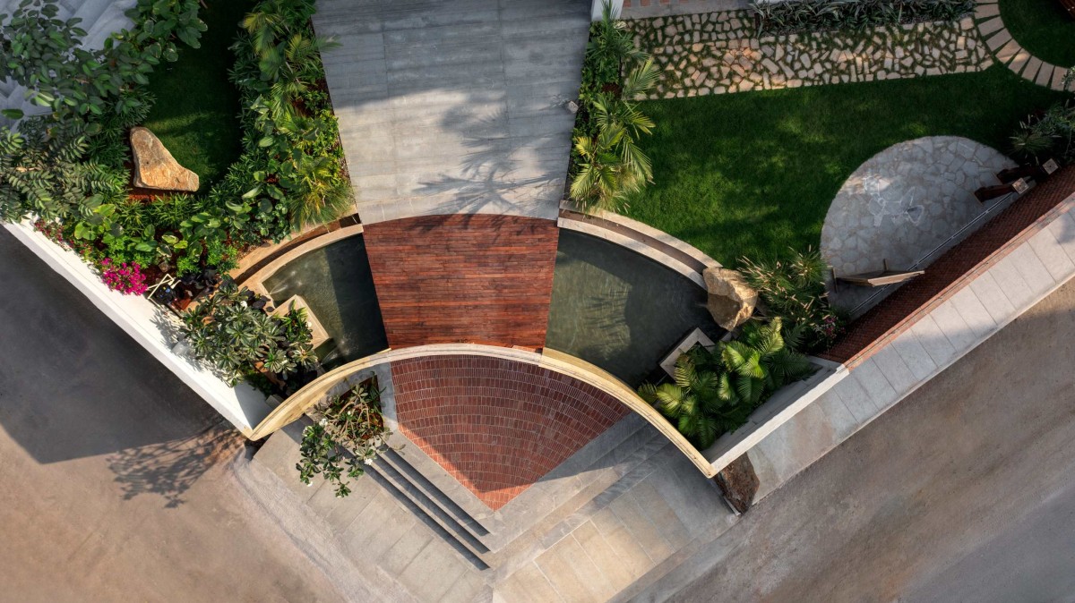 Bird eye view of main entrance of Sambhrama by Studio Stimulus