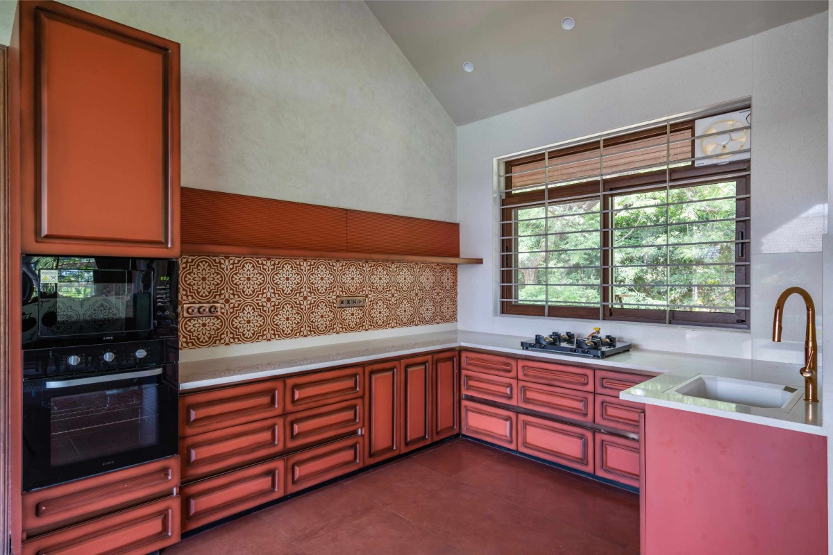 Kitchen of Veer Farm by Ace Associates Architects