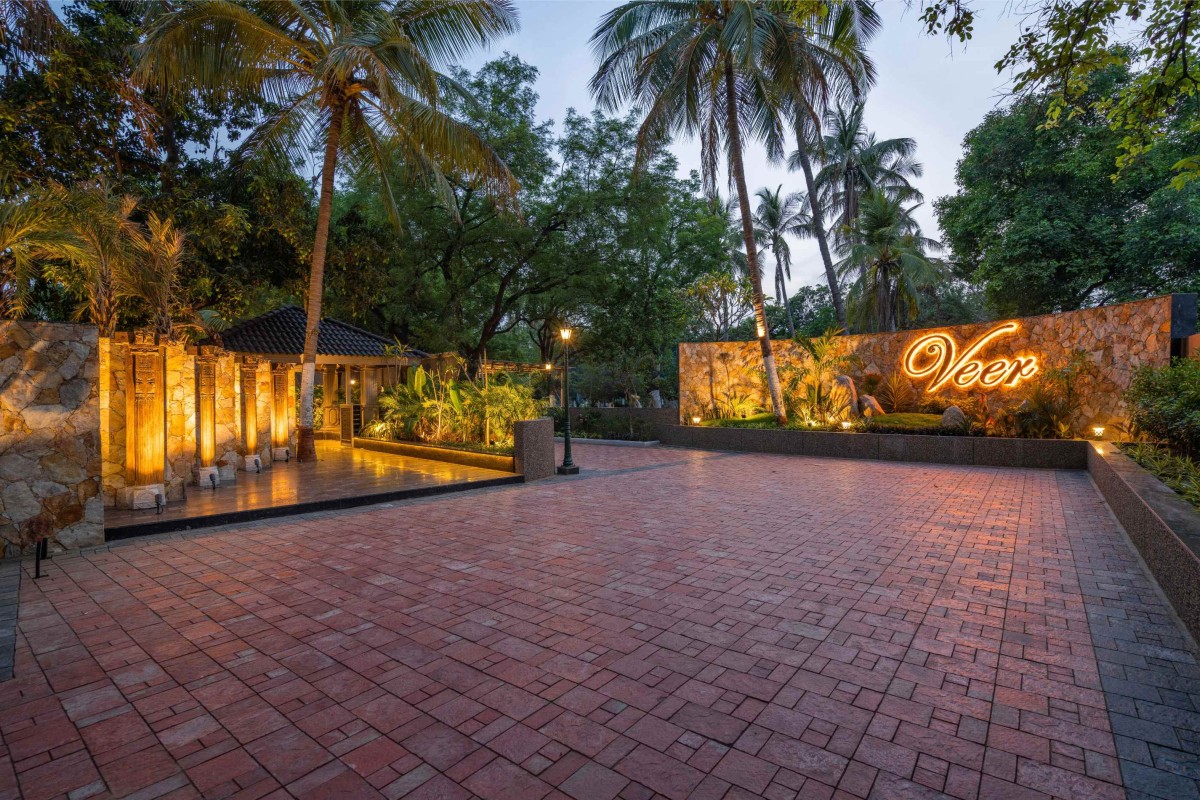 Entrance of Veer Farm by Ace Associates Architects