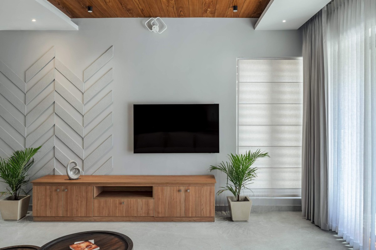 TV Unit of Sakoon by Triangle Design Studio