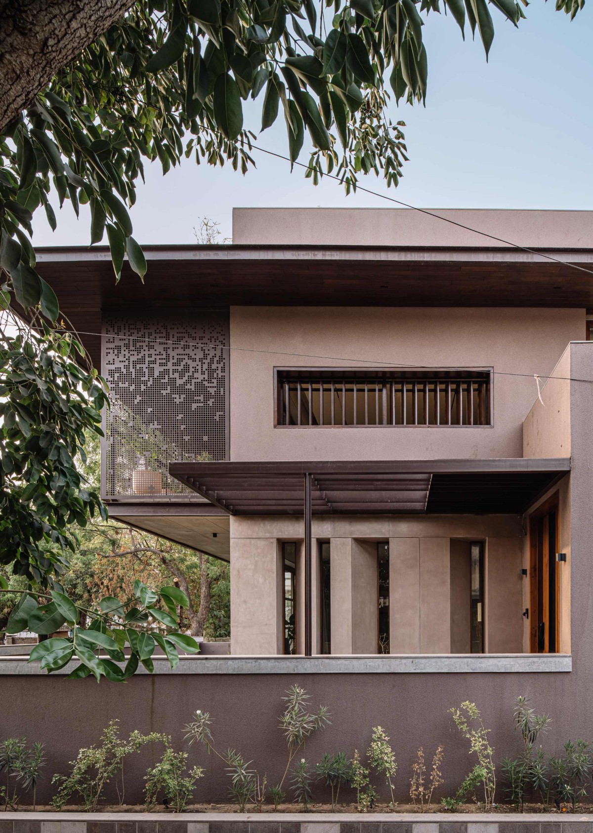 Exterior view of Komorebi House by Adhwa