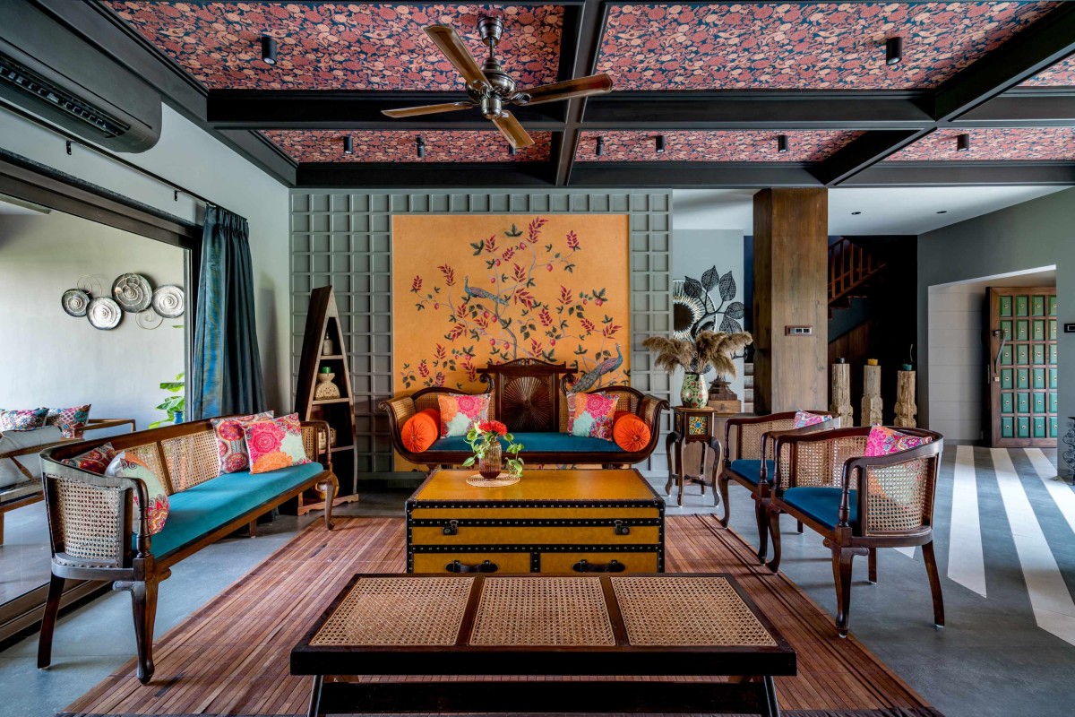 Living room of The Boho House by Ace Associates