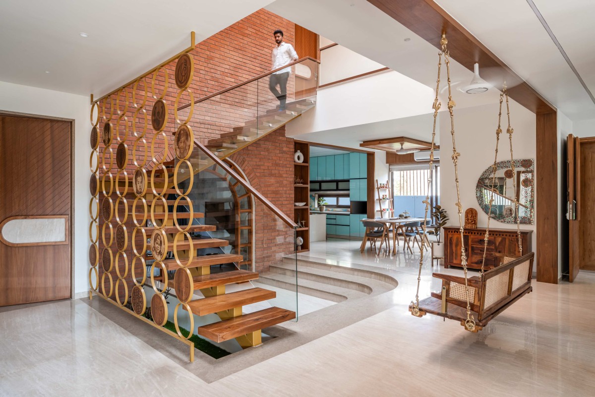 View from foyer of 2Box House by DF Architects