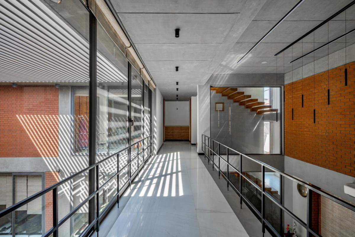 First floor lobby of An Urban House by MISA Architects