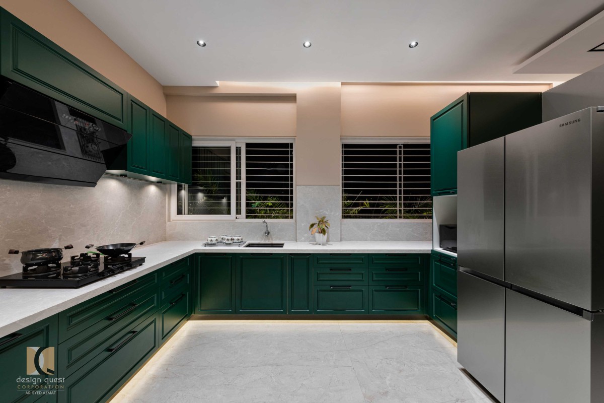 Kitchen of Mr. Huzefa Residence by Design Quest