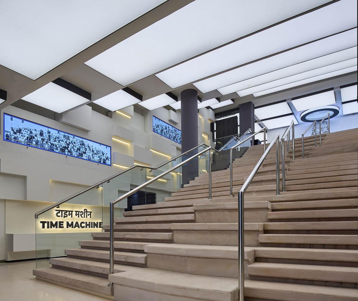 Interior view of Pradhanmantri Sangrahalaya by Sikka Associates Architects