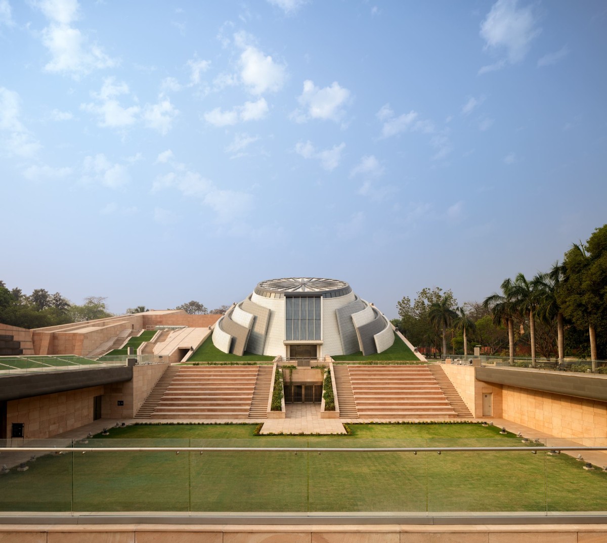 Sunken Courtyard of Pradhanmantri Sangrahalaya by Sikka Associates Architects