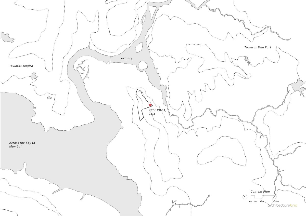 Site Plan of Tree Villa by Architecture BRIO