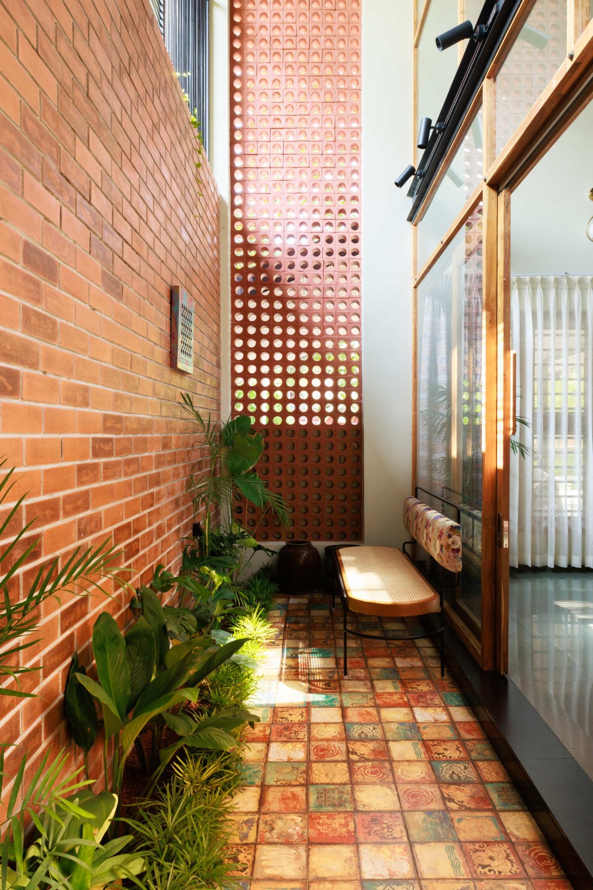 Courtyard of Teekay House by Brick and Stone