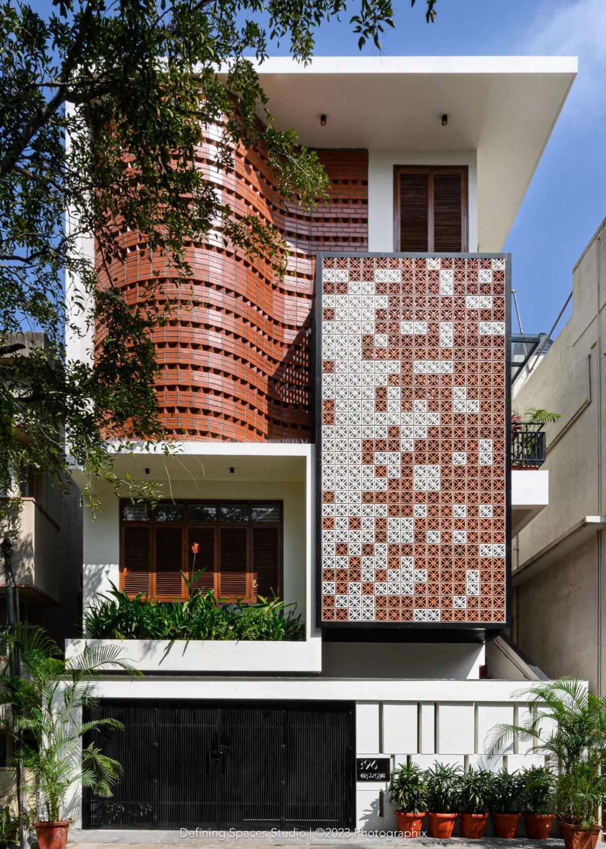 Exterior view of Anugraha by Defining Space Studio