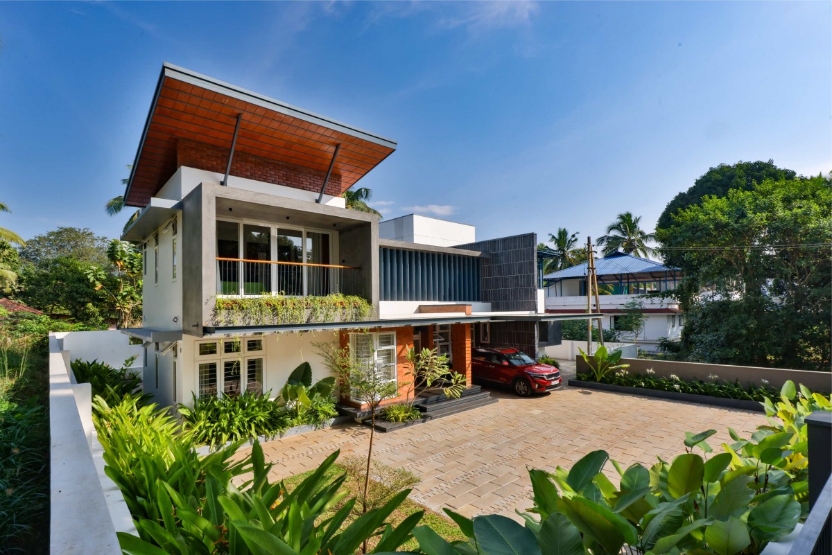 Facade view of Meghamalhar by T Square Architects