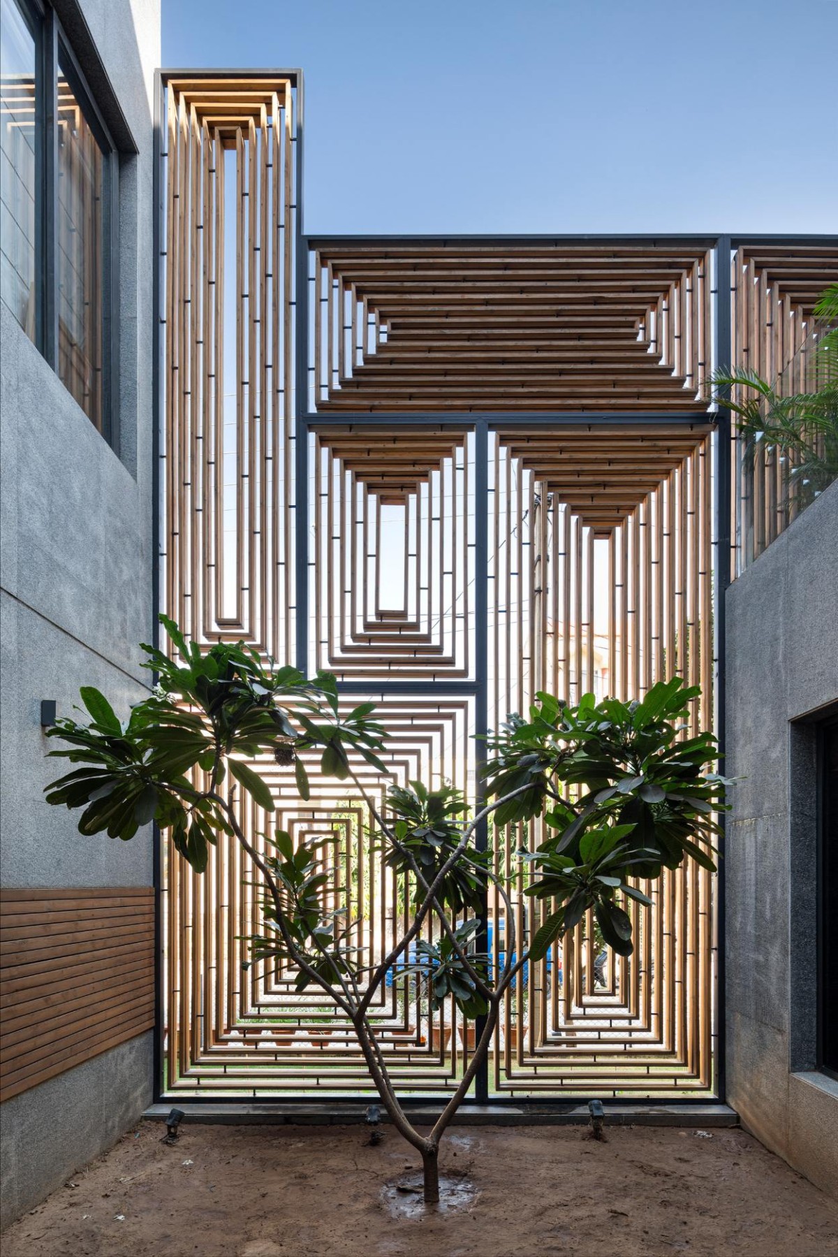 Courtyard of House Within by Arch.Lab