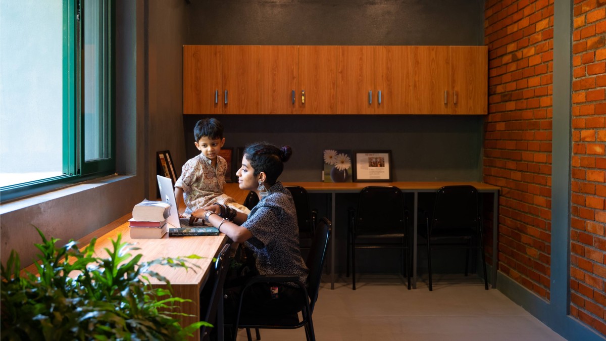 Study Space of The Reading Room by A N Design Studio