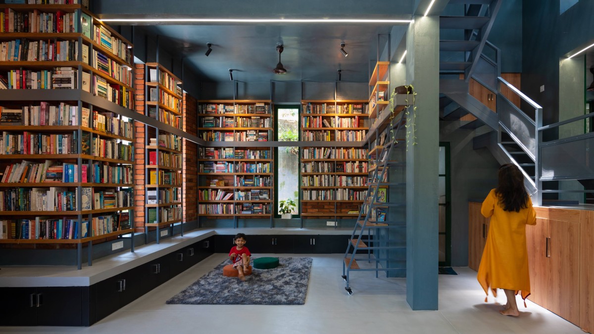 Library of The Reading Room by A N Design Studio