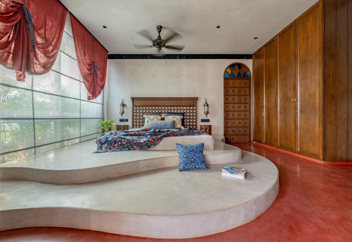 Bedroom of Meera House by Design Work Group