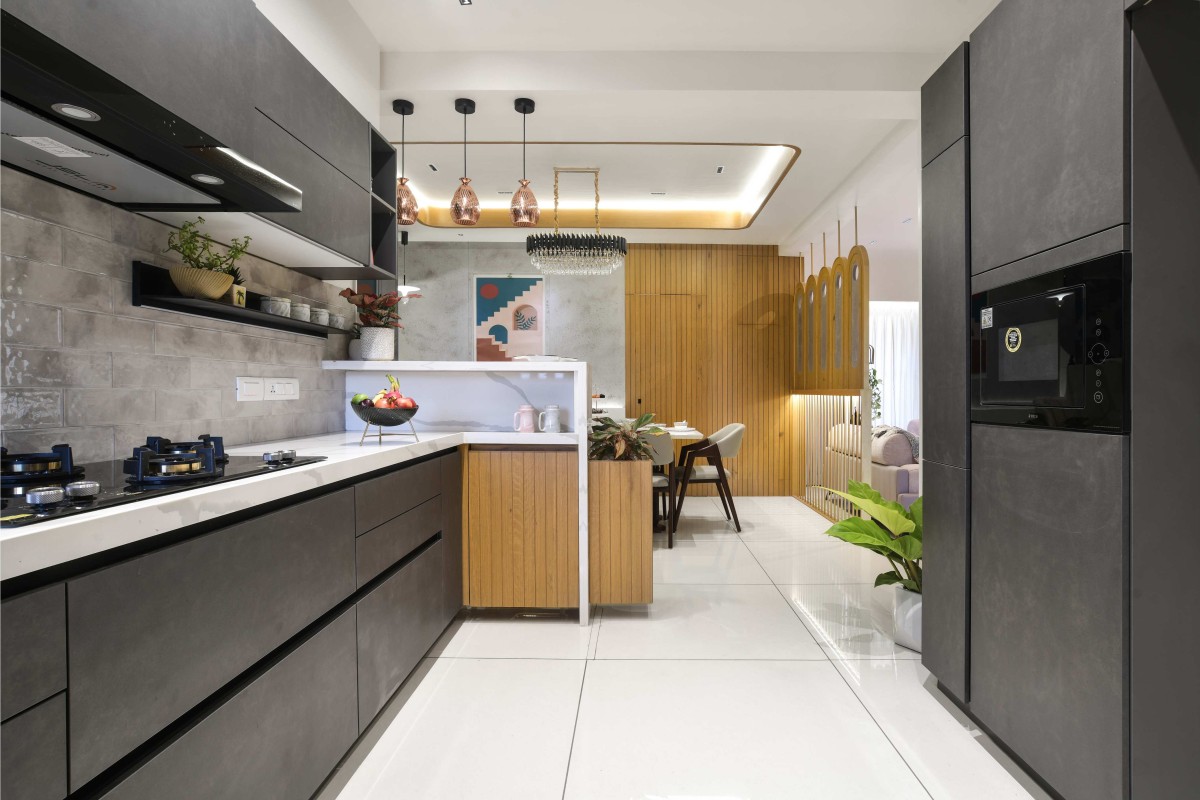 Kitchen of The Cozy Room by Maya Space Studio
