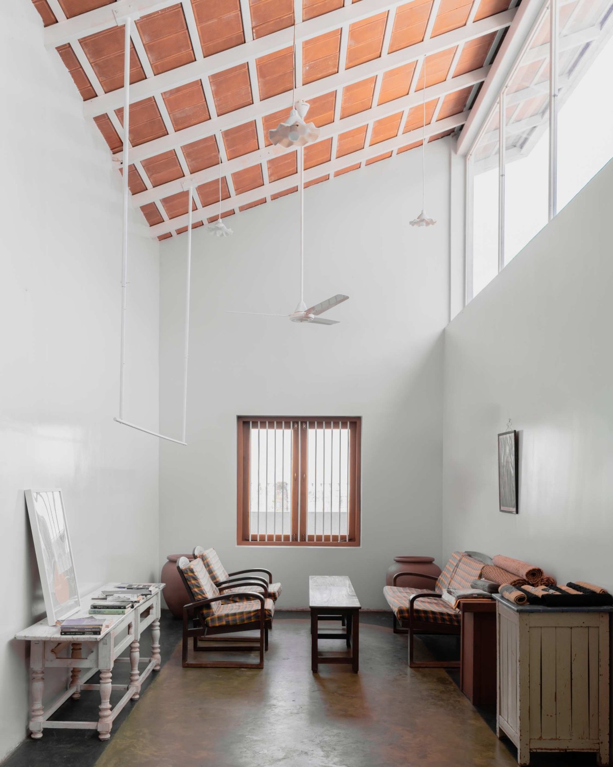 Interior view of Bungalow Medu by Bhogar Studio