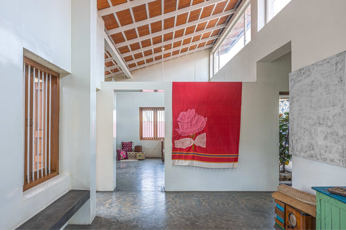 Interior view of Bungalow Medu by Bhogar Studio