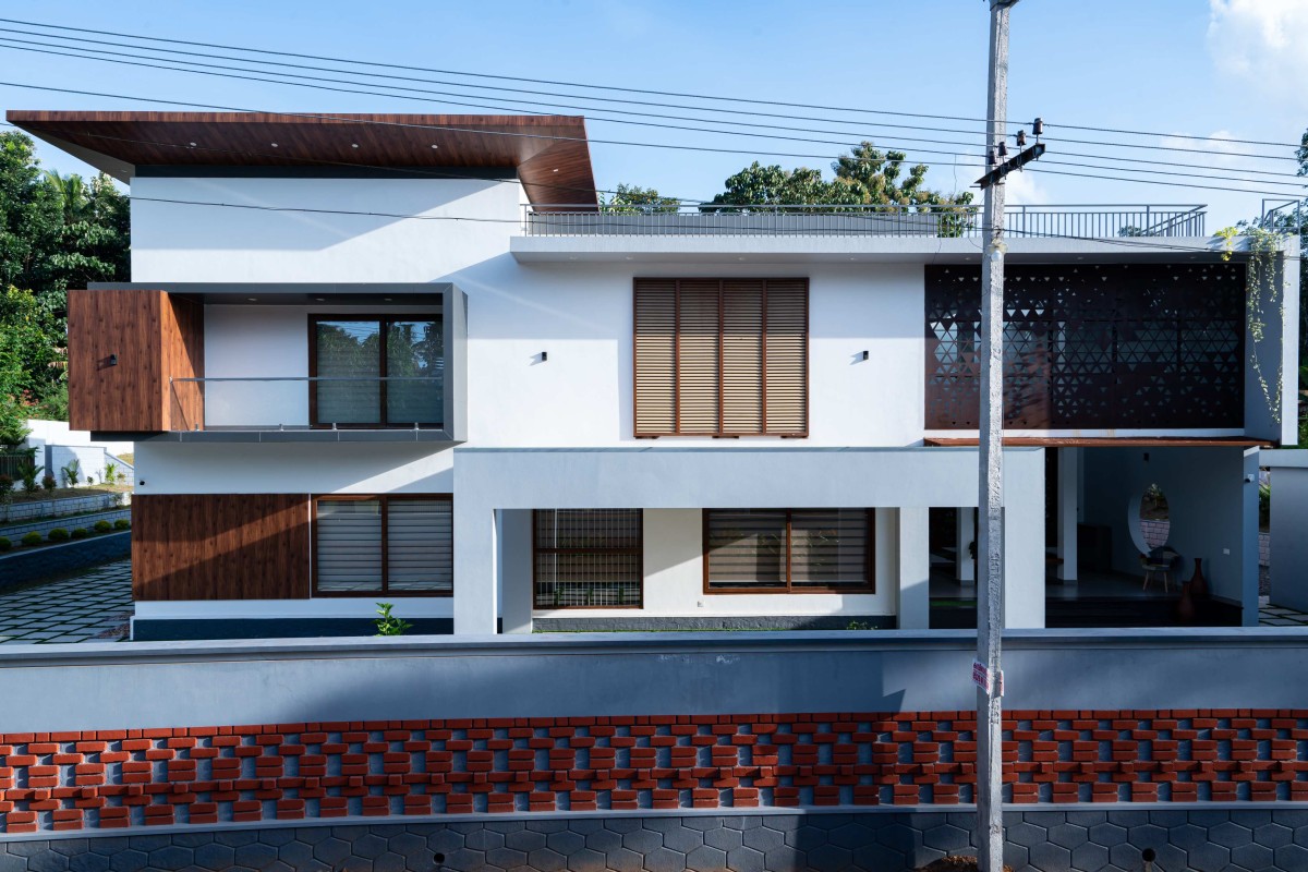 Exterior view of Kevin Villa by Nature's Craft Architecture Studio