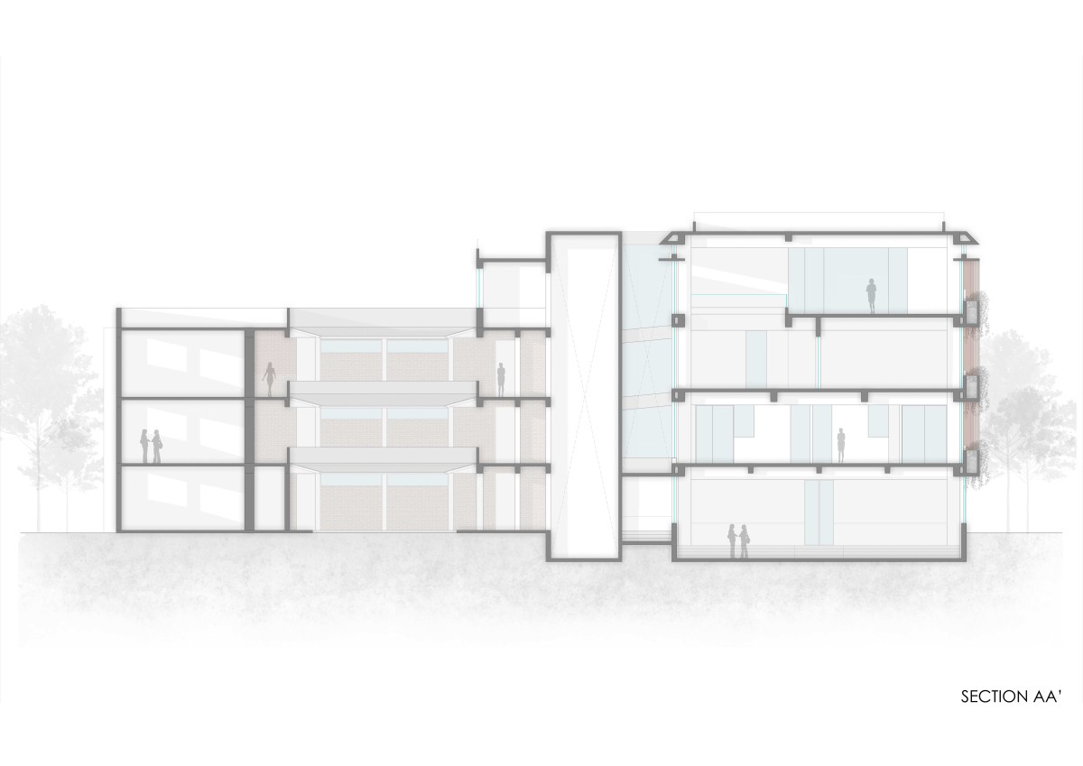 Section AA of Nursing College Ashaktashram by Neogenesis+Studi0261