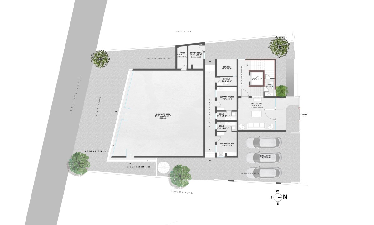 Ground Floor Plan of Aarti Villas by Dipen Gada & Associates