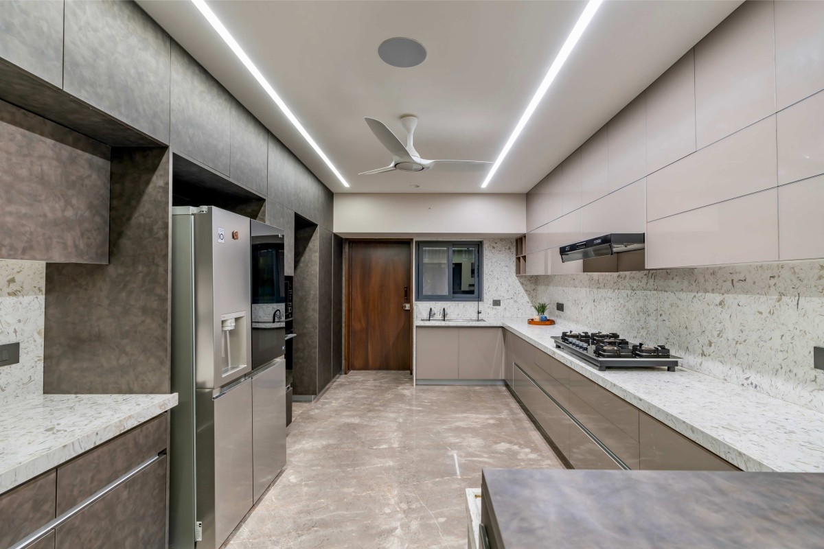 Kitchen of DS House by Studionine Architects